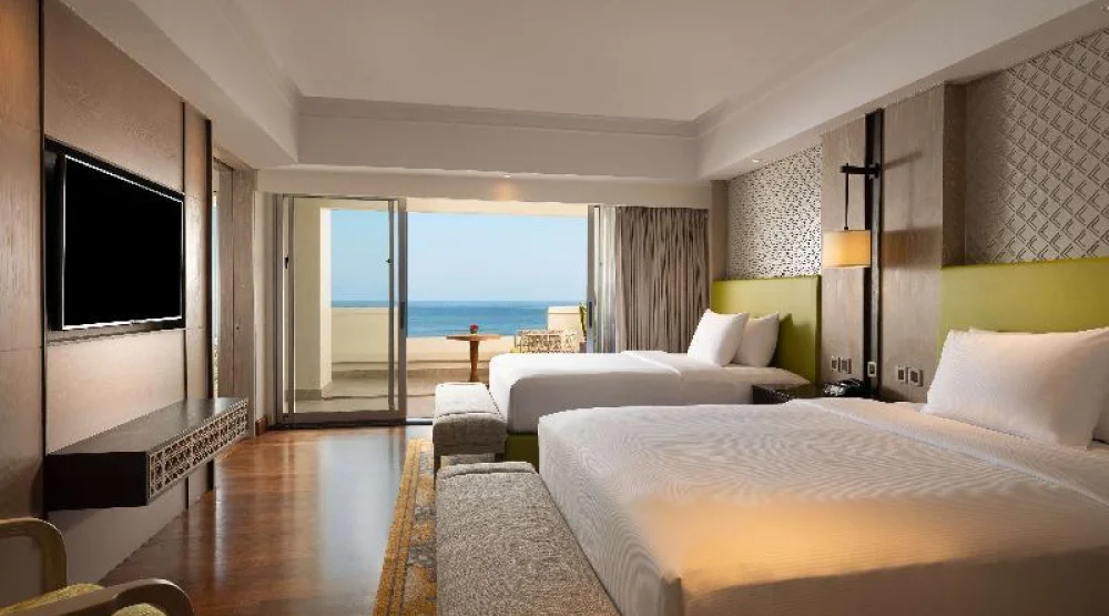 Twin One Bedroom Executive Suite Ocean View at Hilton Bali Resort