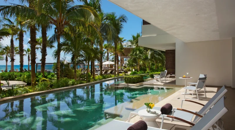 Preferred Club Master Suite Swim Out Tropical View at Secrets Riviera Cancun Resort & Spa