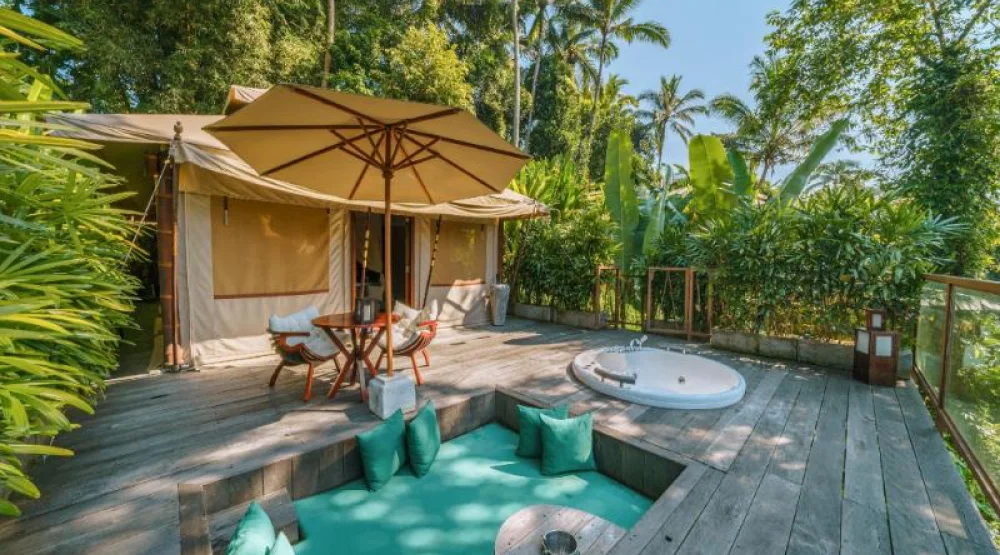 Sensual Hanging Tent at K Club Ubud