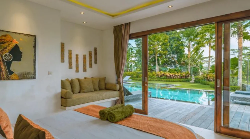 Four Bedroom Luxury Pool Villa Paddy View at K Club Ubud