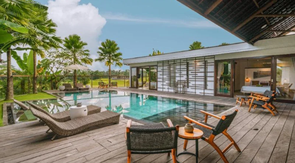 Five Bedroom Royal Pool Villa Paddy View at K Club Ubud