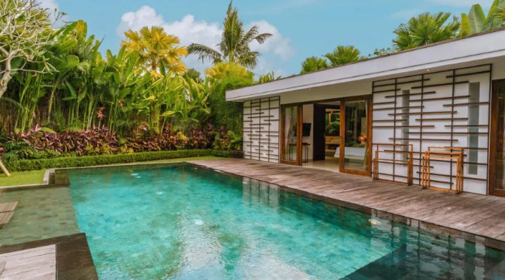 Three Bedroom Luxury Pool Villa Garden View at K Club Ubud