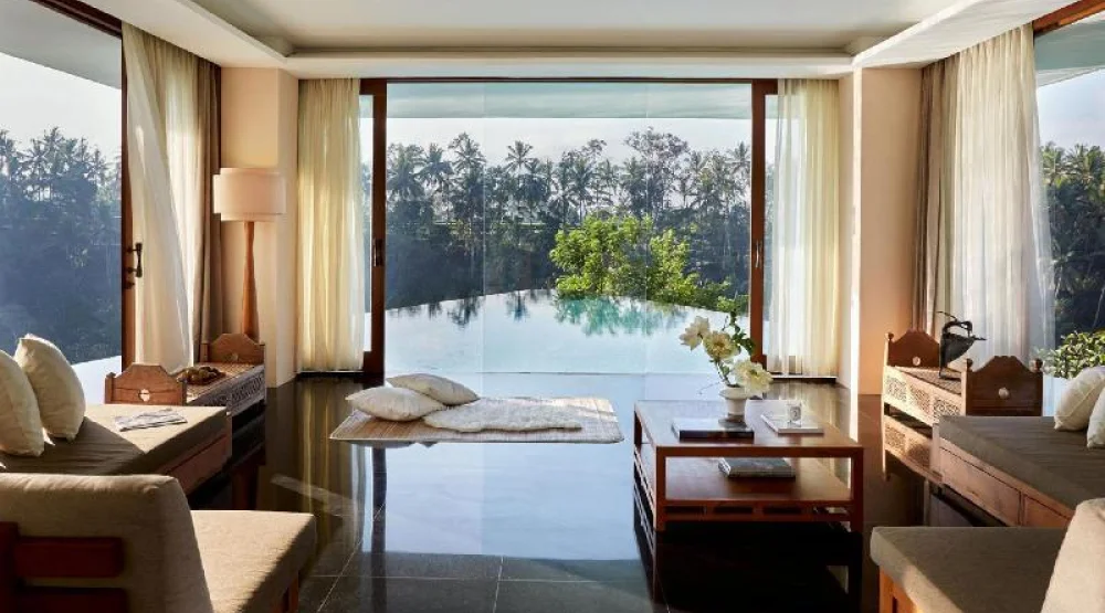 Three Bedroom Pool Villa at Kamandalu Ubud