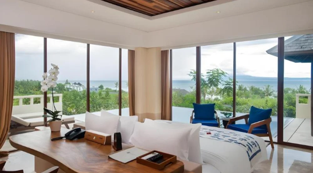 Hilltop Two Bedroom Pool Villa at Komaneka At Keramas Beach