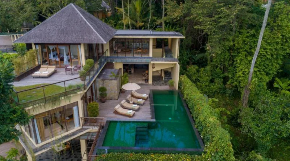 Two Bed Room Pool Villa at Komaneka at Tanggayuda