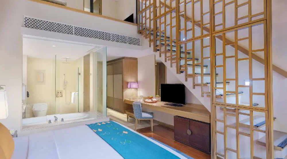 Family Duplex Pool View Room at Movenpick Resort & Spa Jimbaran Bali