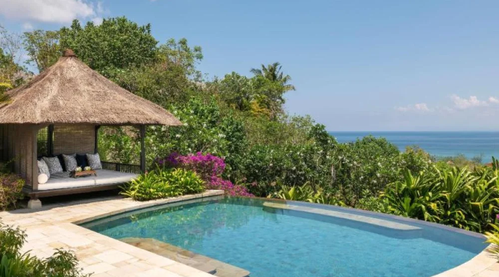 Ocean Front Three Bedroom Pool Villa at Raffles Bali