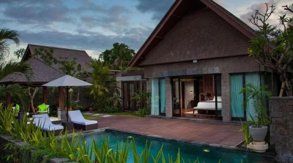 One Bedroom River View Villa with Private Pool at Sanctoo Suites & Villas at Bali Zoo