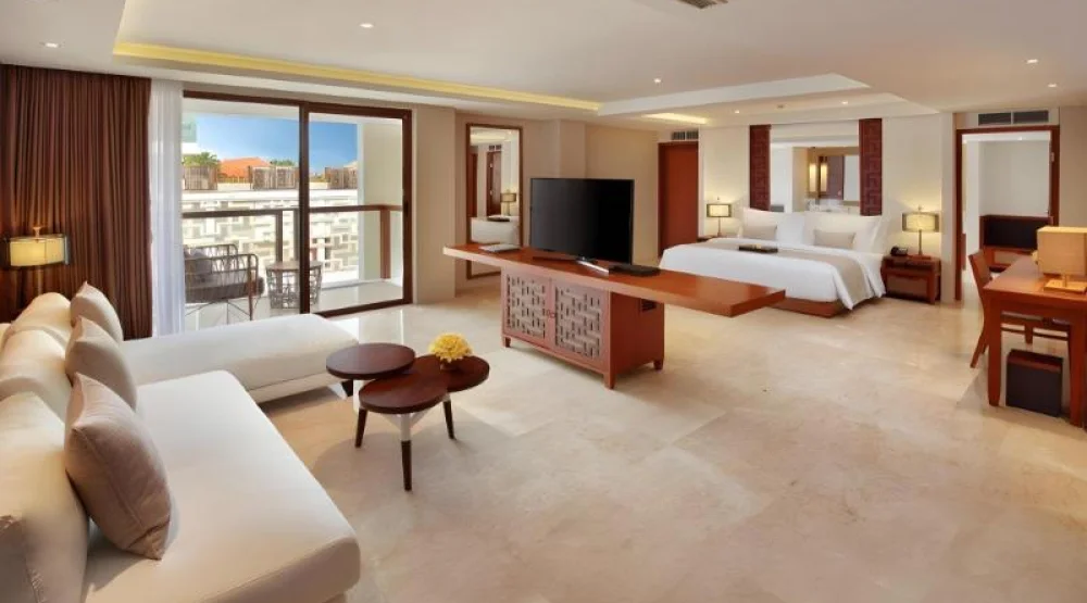 Triple Deluxe Suite with Spa Bath at The Bandha Hotel & Suites