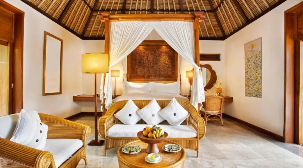 Luxury Partial Ocean View Villa at The Oberoi Beach Resort Bali