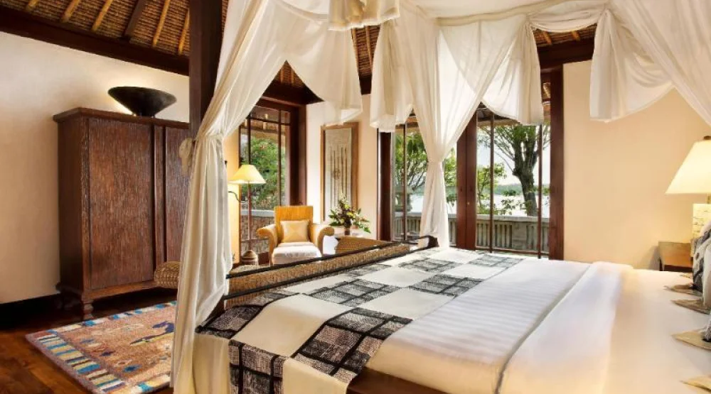 Luxury Villa Garden View with Private Pool at The Oberoi Beach Resort Lombok