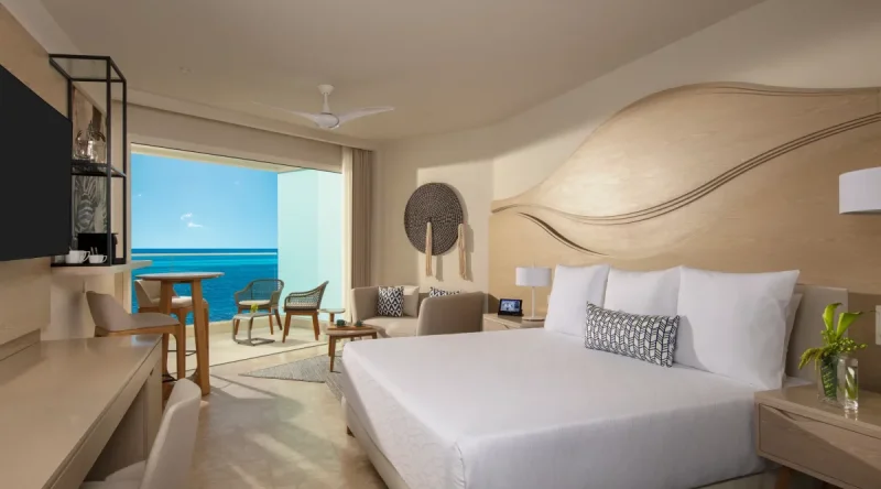 Allure Junior Suite Ocean View at Breathless Cancun Soul Resort & Spa
