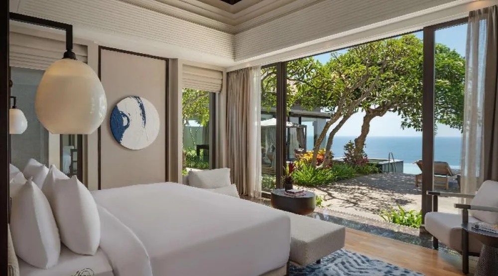 Three Bedroom Umana Ocean Pool Villa at Umana Bali LXR Hotels & Resort