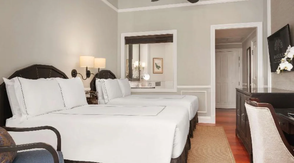 State Room King Bed at Raffles Hotel Le Royal