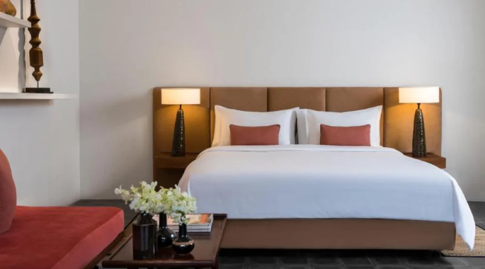 Deluxe Triple Pool View at Viroths Hotel