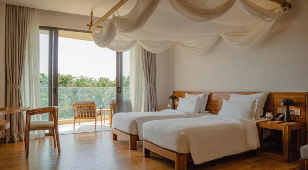 Deluxe Garden View Twin Room at Ana Mandara Cam Ranh