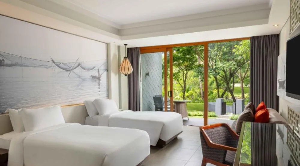 Garden Twin Grand with Balcony at Angsana Lang Co