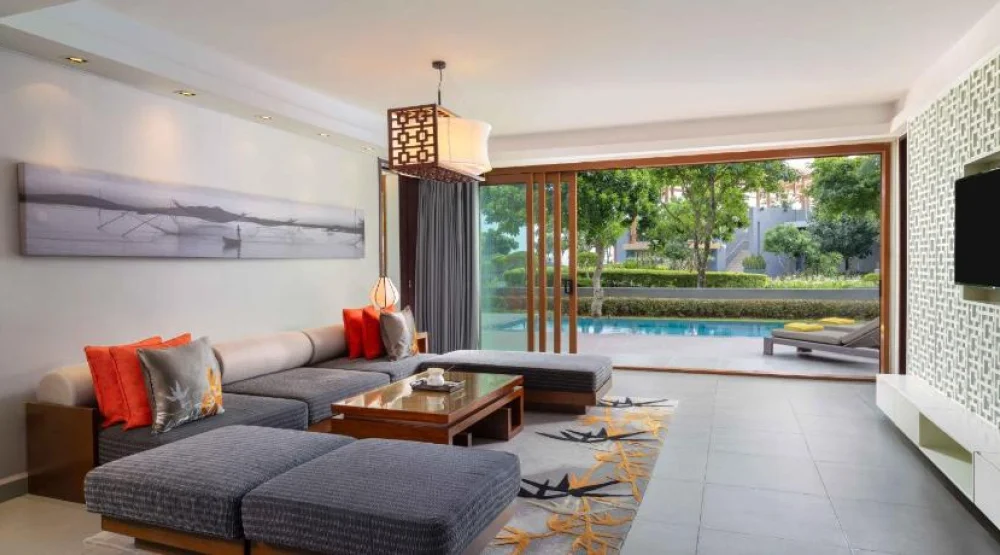 Two Bedroom Suite Courtyard with Private Pool at Angsana Lang Co