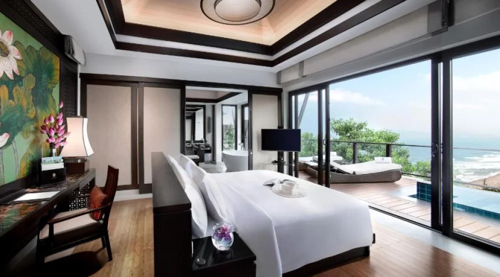 Three Bedroom Hillside Sea View Villa with Heated Pool at Banyan Tree Lang Co