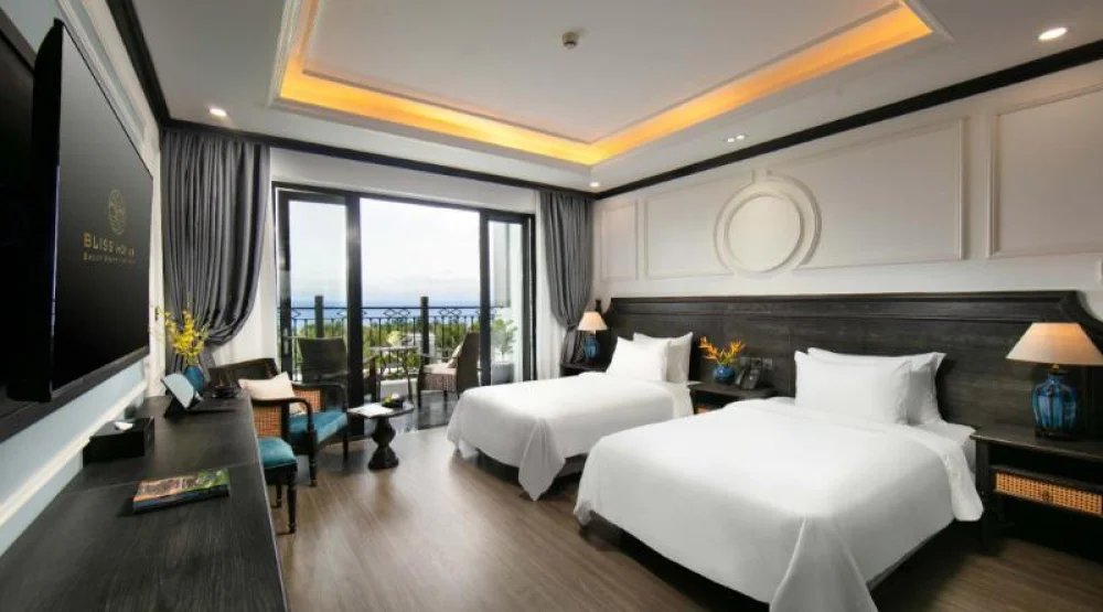 Deluxe Ocean View Twin Room at Bliss Hoi An Beach Resort & Wellness