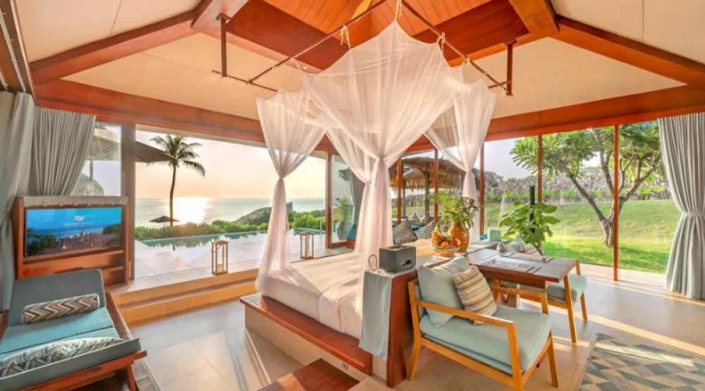 Oceanfront Villa with Private Pool at Fusion Resort Cam Ranh