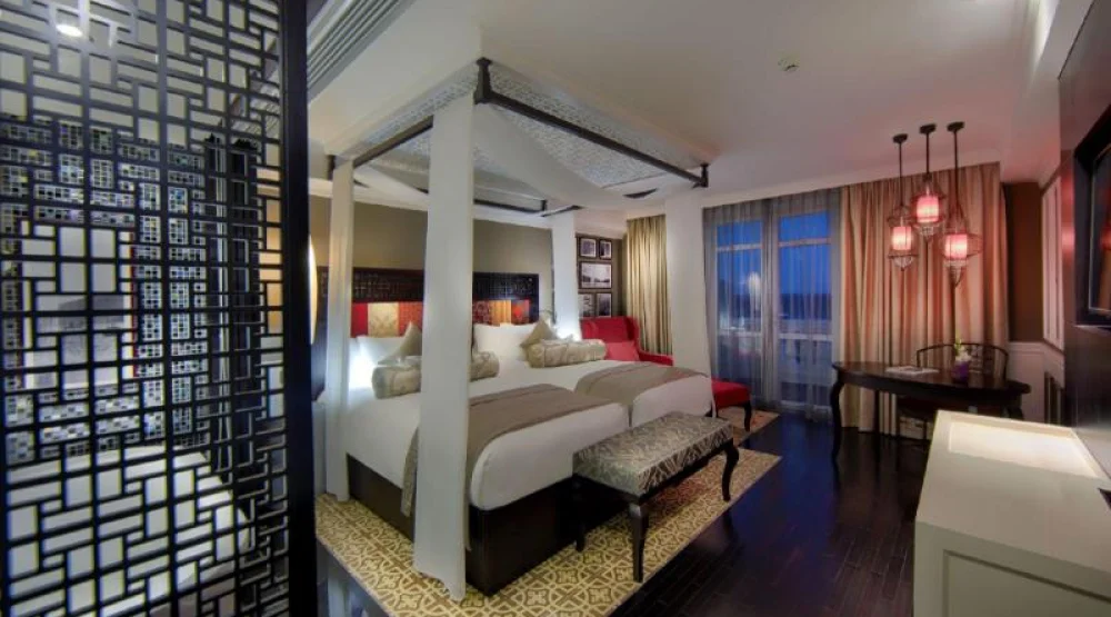 Grand Deluxe Twin with Balcony and River View at Hotel Royal Hoi An