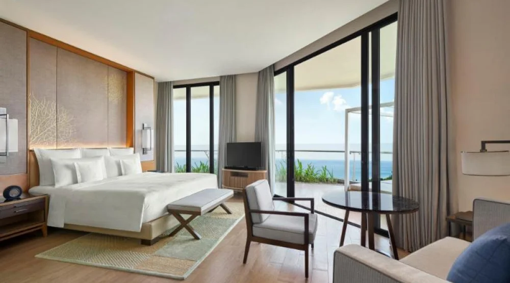 One King Junior Suite Ocean View Balcony at Intercontinental Phu Quoc Long Beach Resort