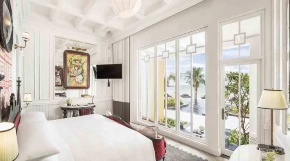 Emerald Bay, Guest Room, One King, Ocean View, Balcony at JW Marriott Phu Quoc Emerald Bay
