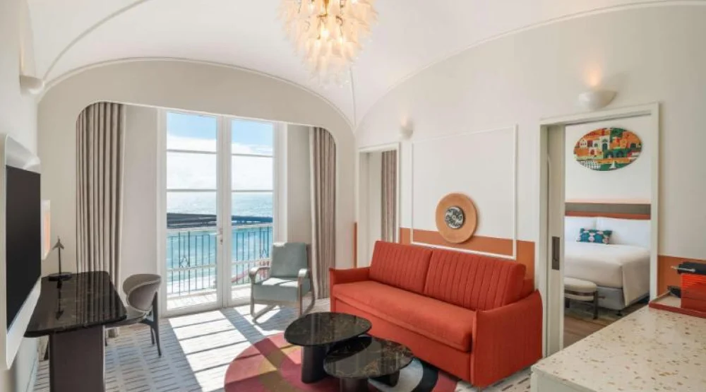 King Amalfi Ocean View Suite at La Festa Phu Quoc Curio Collection By Hilton