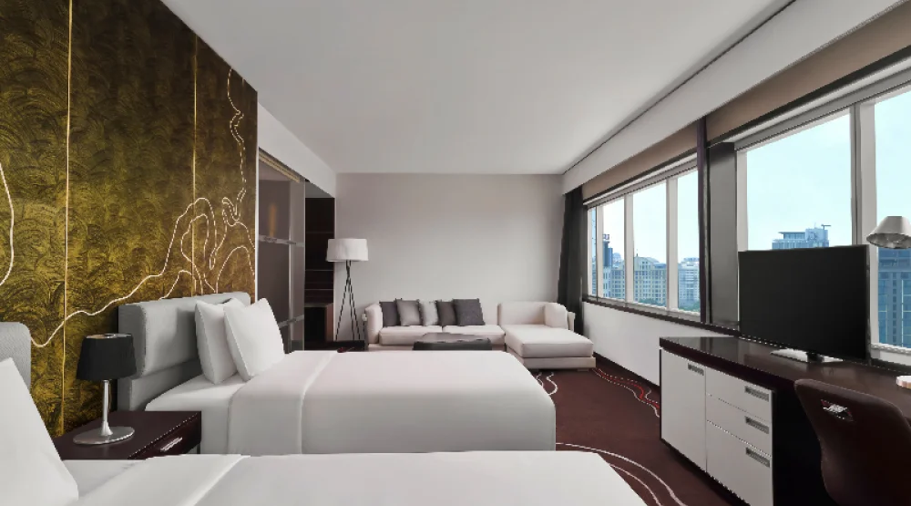 Guest Room, Two Double, River View at Le Meridien Saigon