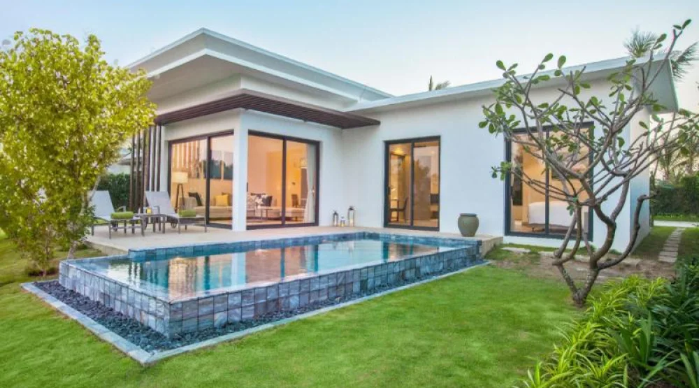 The Level Two Bedroom Lakefront Pool Villa at Melia Ho Tram Beach Resort
