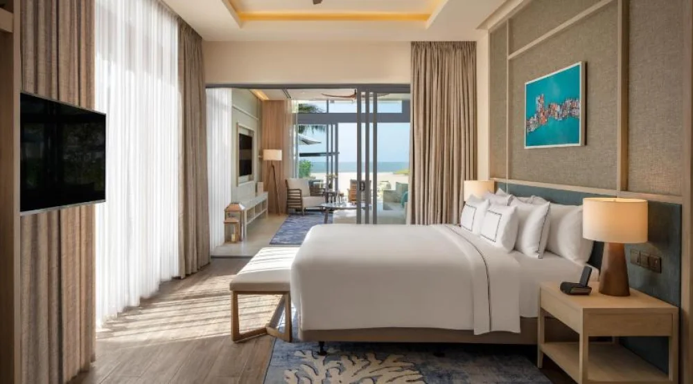 The Level Three Bedroom Oceanfront Pool Villa at Melia Ho Tram Beach Resort