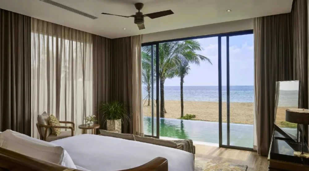 Three Bedroom Beach Front Villa with Private Pool at Movenpick Villas & Residences Phu Quoc