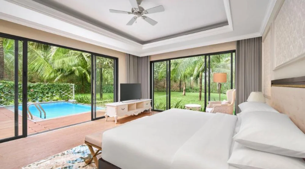 Three Bedroom Villa Garden View Private Pool at Nha Trang Marriott Resort & Spa Hon Tre Island