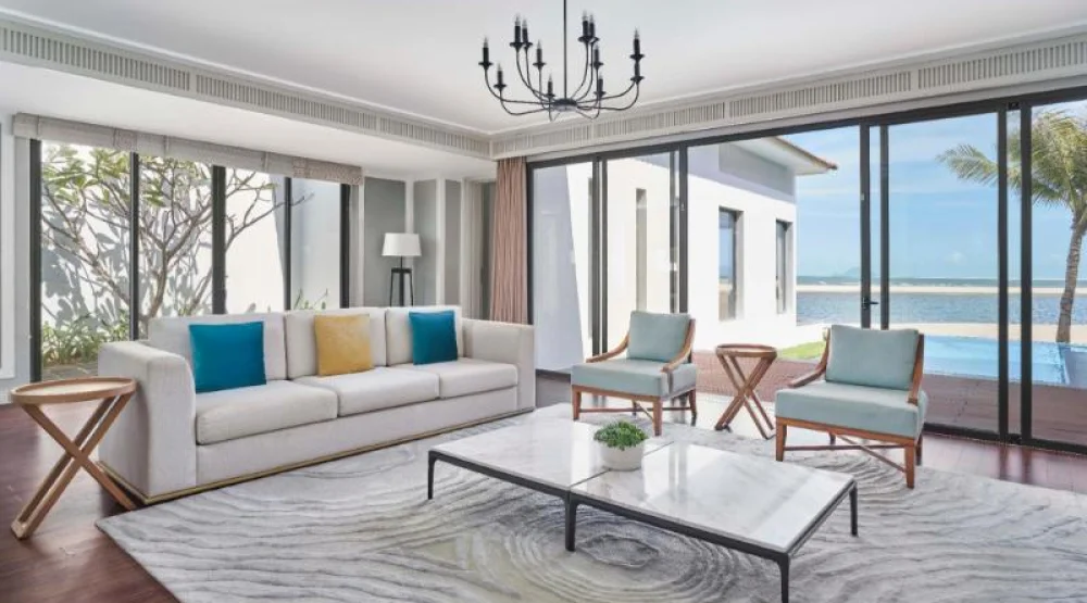 Four Bedroom Villa, Bedroom 1: One King, Bedroom 2: One King, Bedroom 3: Two Twin, Bedroom 4: Two Twin at Renaissance Danang Hoi An Resort & Spa