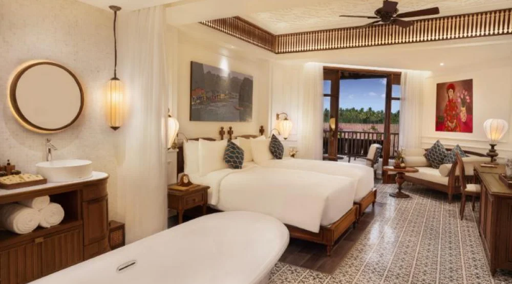 Premium Ocean View Twin Room at The Anam Mui Ne