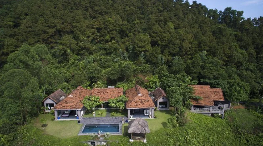 Two Bedroom Hillside Villa with Private Pool at Vedana Lagoon Resort & Spa