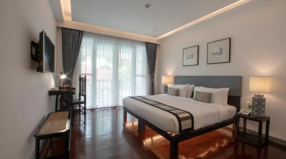 Deluxe Pool View Double at Souphattra Hotel Luang Prabang