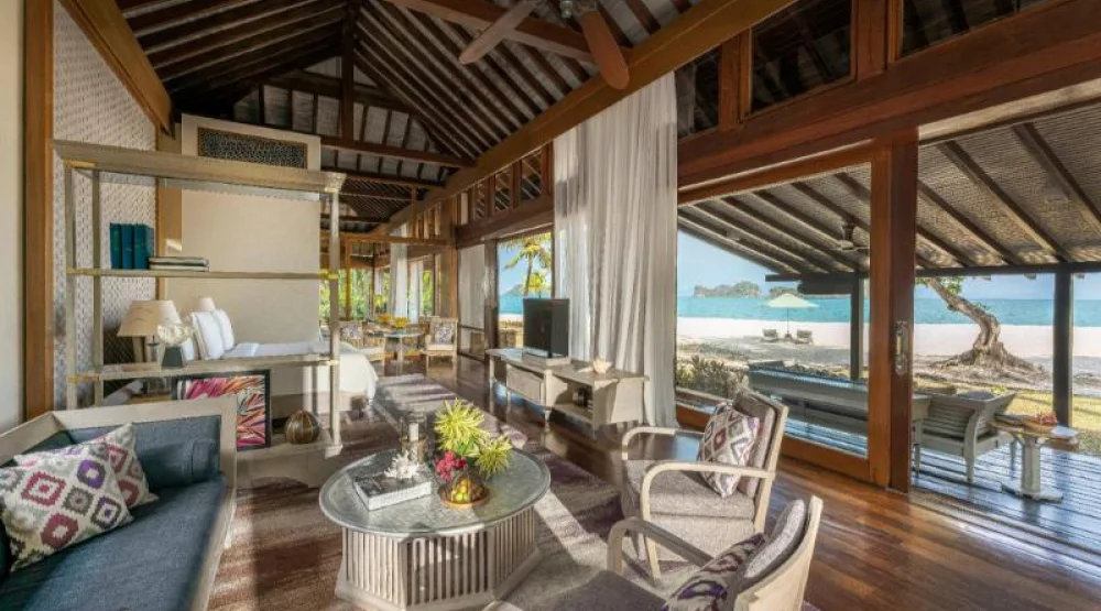 Deluxe Family Beach Villa with Plunge Pool King Bed at Four Seasons Resort Langkawi