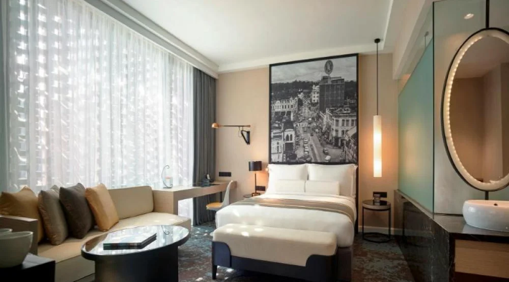 Studio, Studio, One King, Sofa Bed at Hotel Stripes Kuala Lumpur Autograph Collection