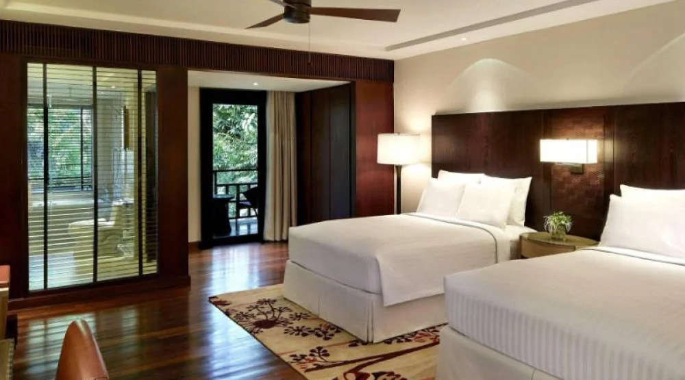 Deluxe Double Room, Guest Room, Two Double, Balcony at Mulu Marriott Resort & Spa
