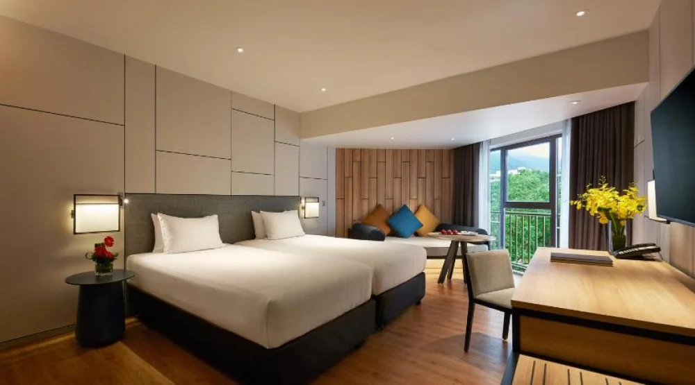 Deluxe Sea Facing Twin Room at Parkroyal Penang Resort
