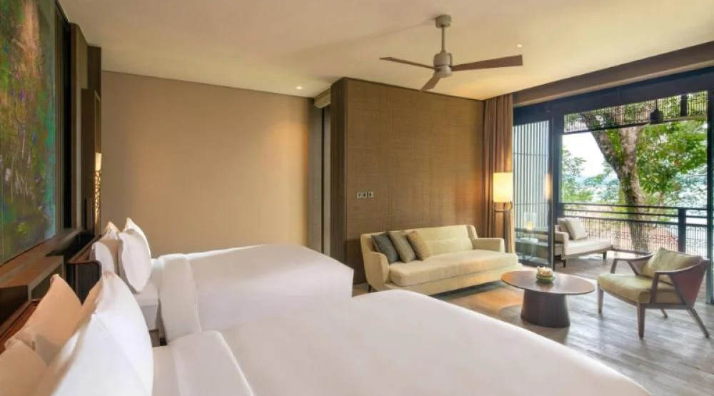 Deluxe Guest Room, Two Queen, Rainforest View, Balcony at The Ritz-Carlton Langkawi