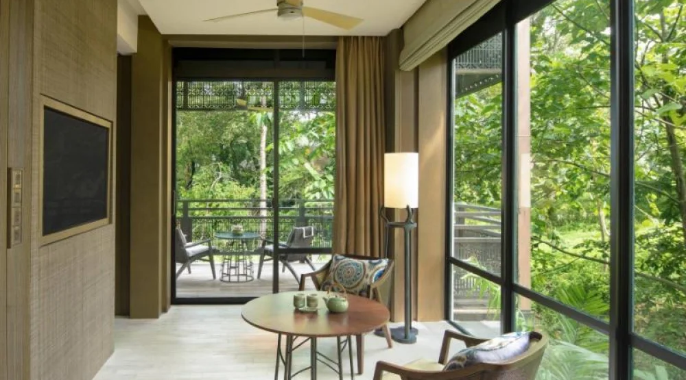 Junior Suite, One King, Rainforest View, Corner Room, Balcony at The Ritz-Carlton Langkawi