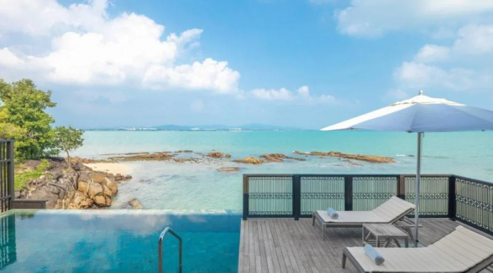 One Bedroom Villa, One King, Oceanfront, Balcony, Private Pool at The Ritz-Carlton Langkawi