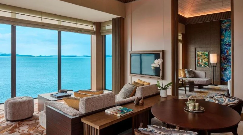 One Bedroom Larger Villa, One King, Oceanfront, Balcony, Private Pool at The Ritz-Carlton Langkawi