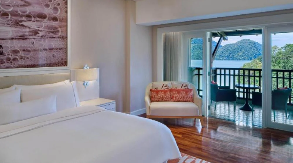 Guest Room, One King, Partial Ocean View at Westin Langkawi Resort & Spa