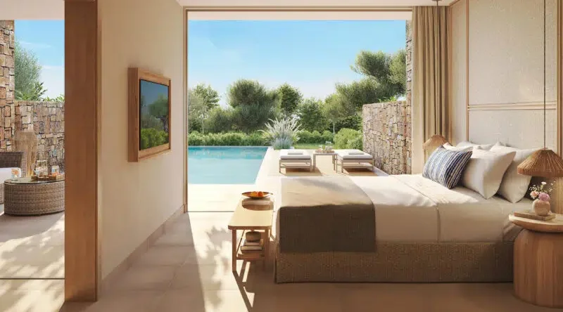 Deluxe One Bedroom Bungalow Suite Private Pool at Ikos Olivia
