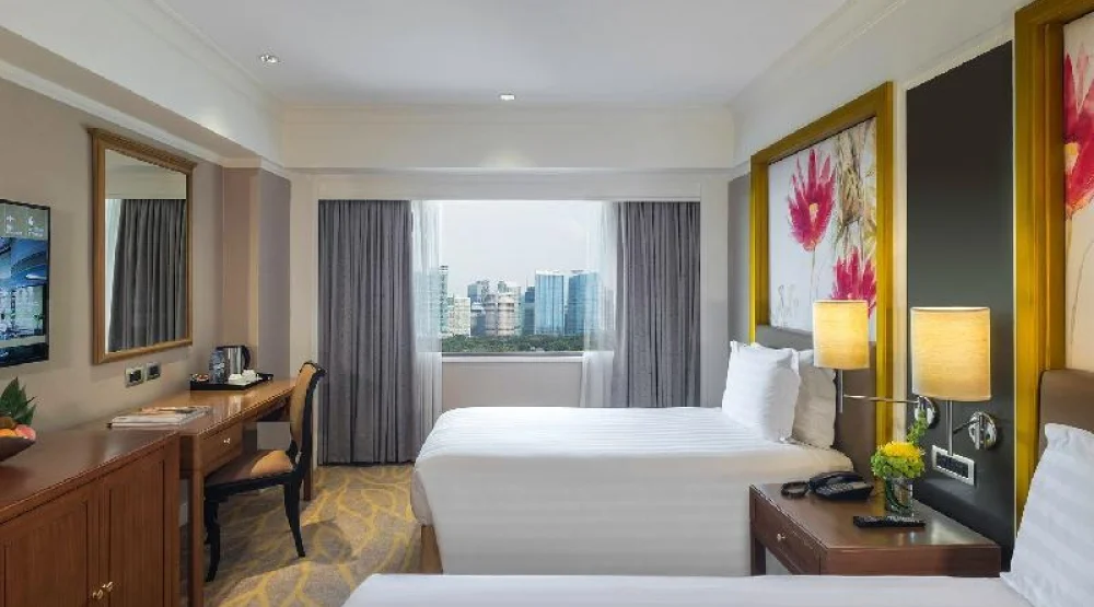 Dusit Twin Room at Dusit Thani Manila
