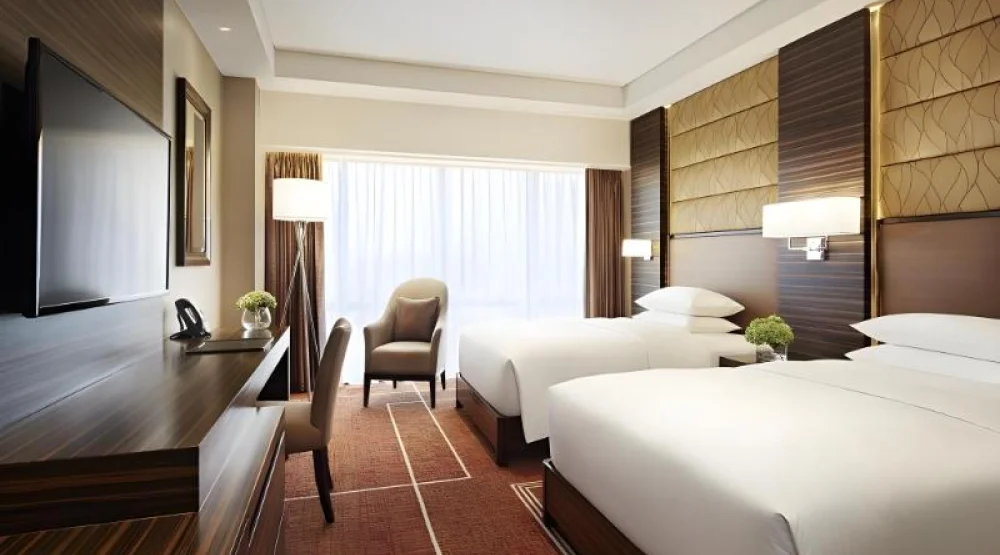 Two Twin Beds at Hyatt Regency Manila